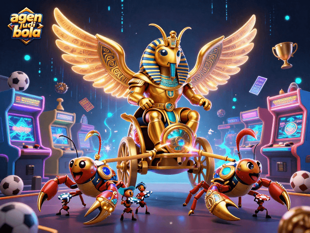 Experience thrilling sports betting on agen judi bola with captivating characters and dynamic game elements.