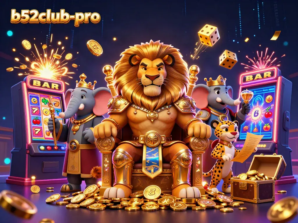 Experience the thrill of winning with b52club-pro in this dynamic casino scene.