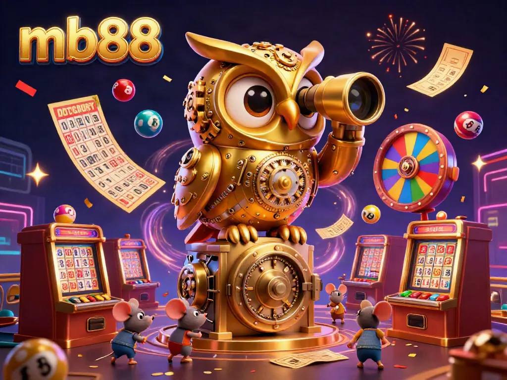 Engage in thrilling online gaming at mb88, featuring vibrant slot machines and fun lottery elements.