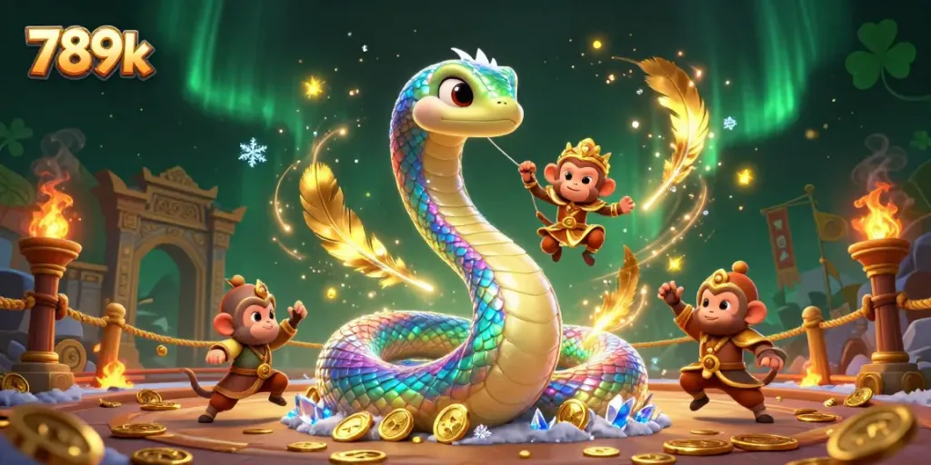 Experience thrilling wins at 789k with vibrant scenes of luck and chance!
