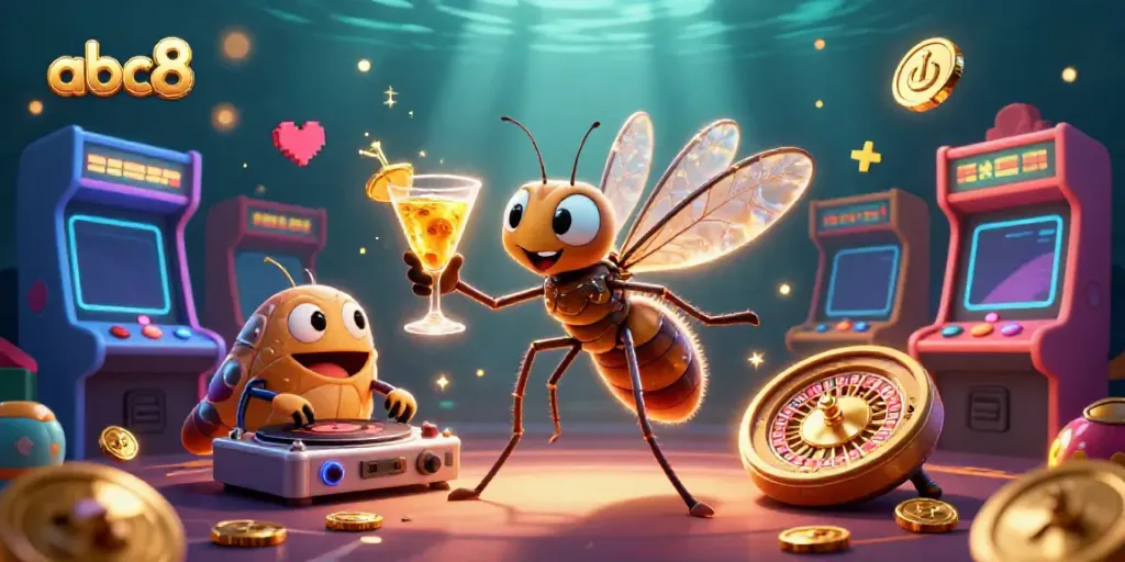 Experience thrilling gameplay at abc8 with vibrant characters and casino-themed elements.