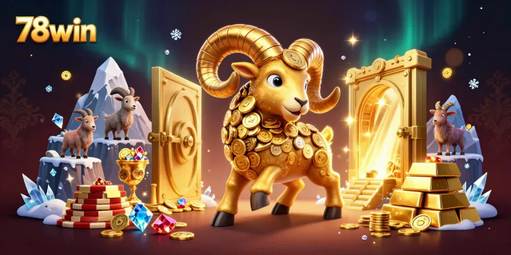 Engage with 78win's premier gaming experience featuring vibrant 3D illustrations of extraordinary rewards.