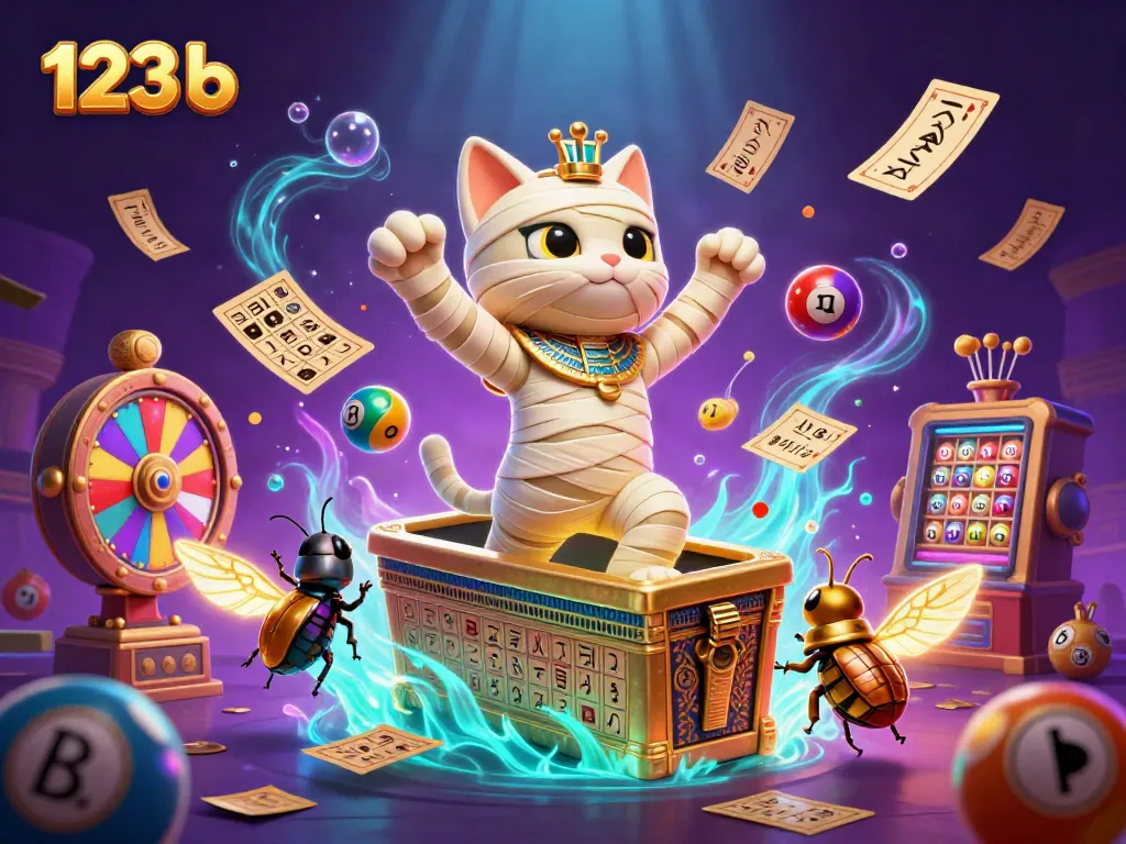 Experience thrilling gameplay with 123 b in an action-packed casino scene, featuring vibrant characters.