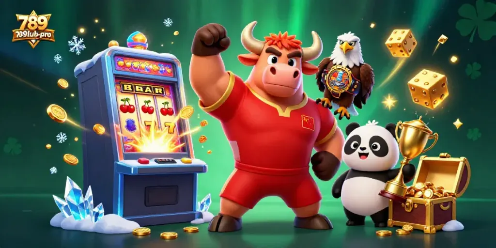 Experience thrilling gameplay with 789lub-pro's vibrant illustration showing winning moments in a casino setting.