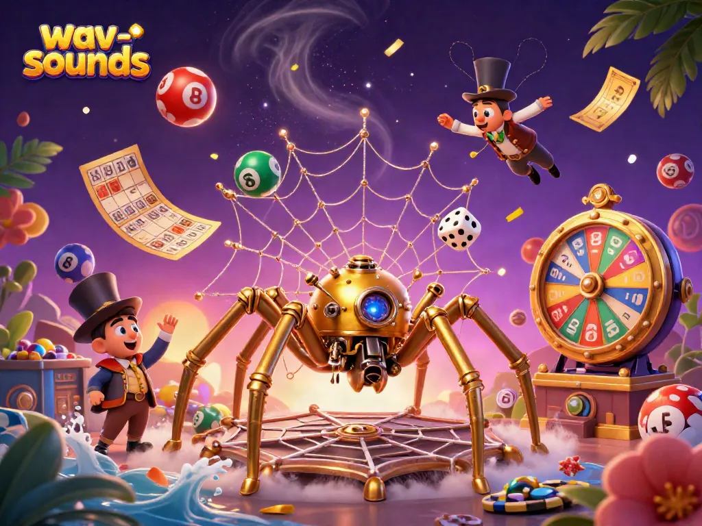 Mainkan slot dengan wav-sounds, terperangkap dalam jaring emas di dunia kasino