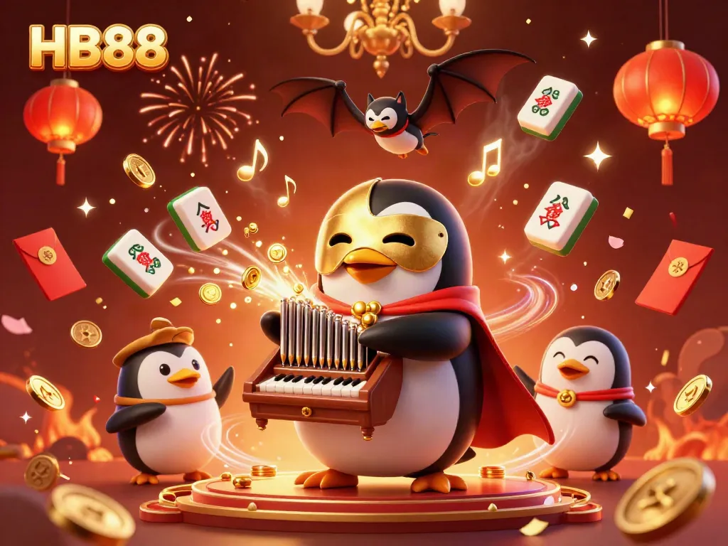 HB88's captivating online casino experience captured in a vibrant 3D gaming scene.
