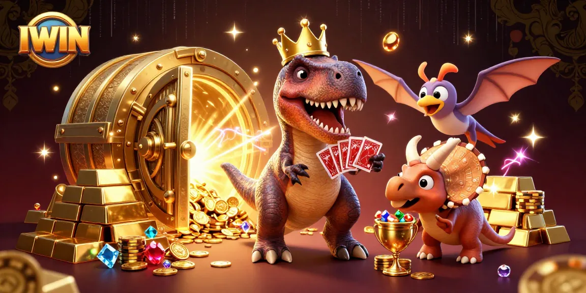 IWIN players enjoying high-stakes fun with friendly characters in a vibrant casino atmosphere.