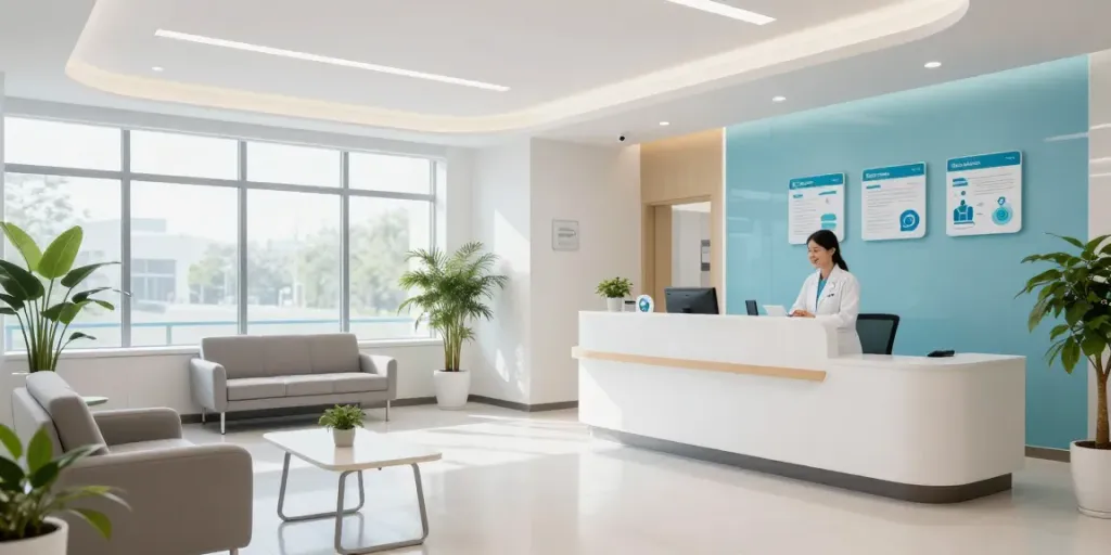 Link slot in a modern healthcare clinic showcasing patient care services and medical expertise.