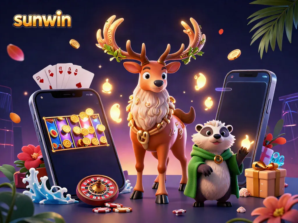 Engage with sunwin's exciting slot games through vibrant 3D characters and dynamic gaming elements.